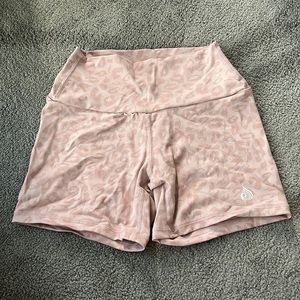 Pink Leopard Shorts